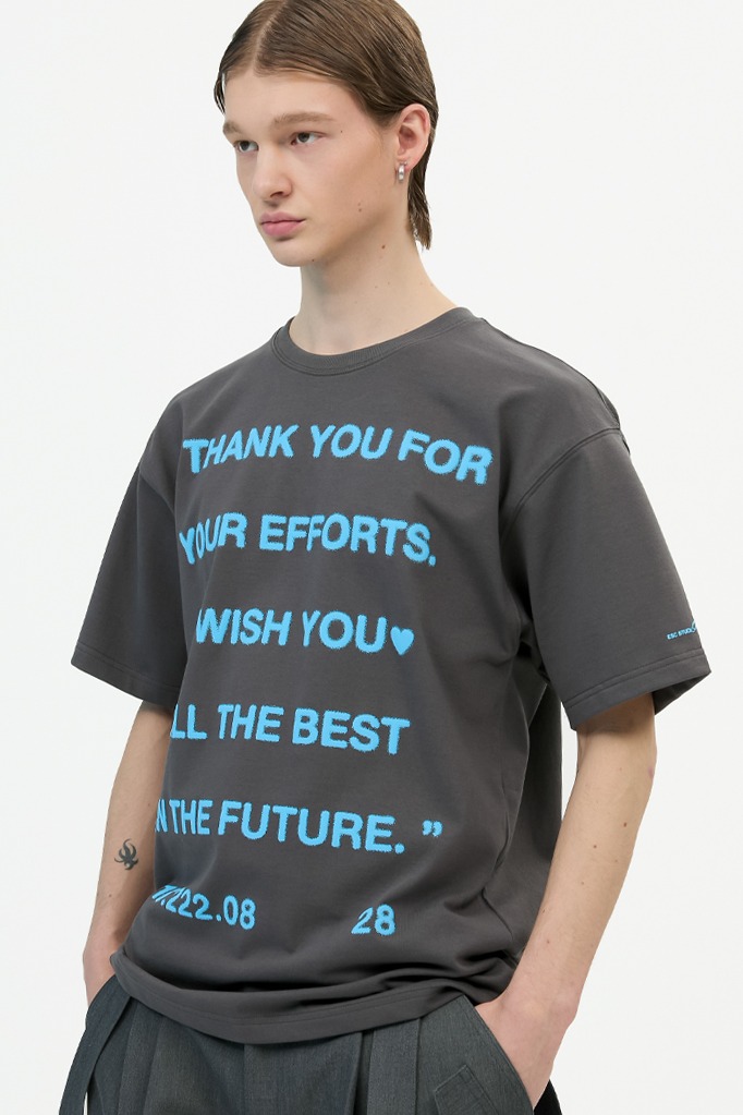thank you t-shirt(darkgrey)